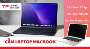Cầm laptop Macbook