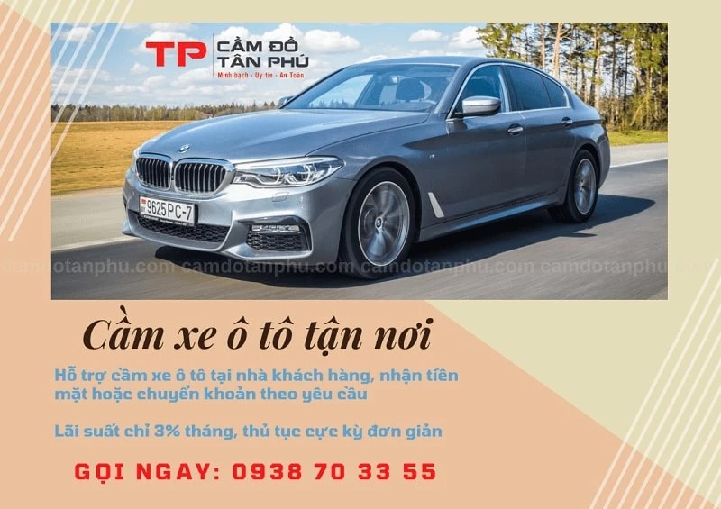 Cầm xe ô tô trả góp lãi suất thấp nhất thị trường