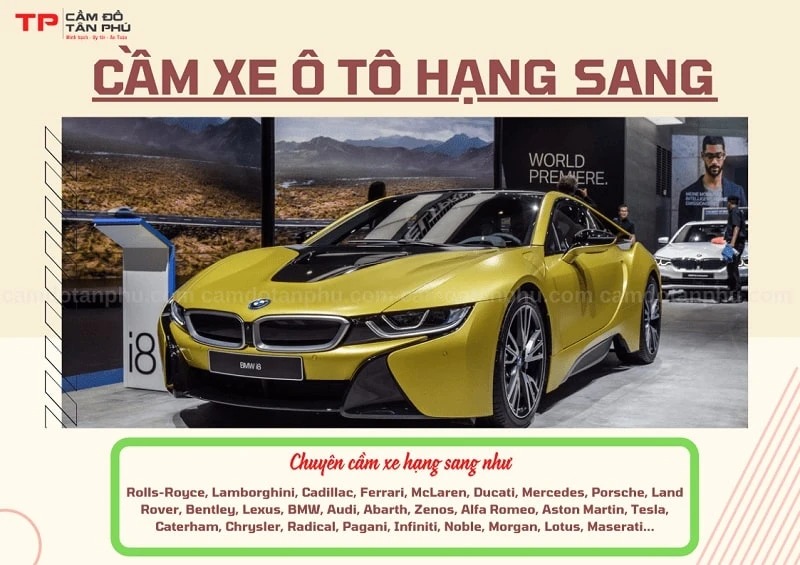Thủ tục cầm xe ô tô trả góp cho cá nhân và doanh nghiệp tại Tân Phú