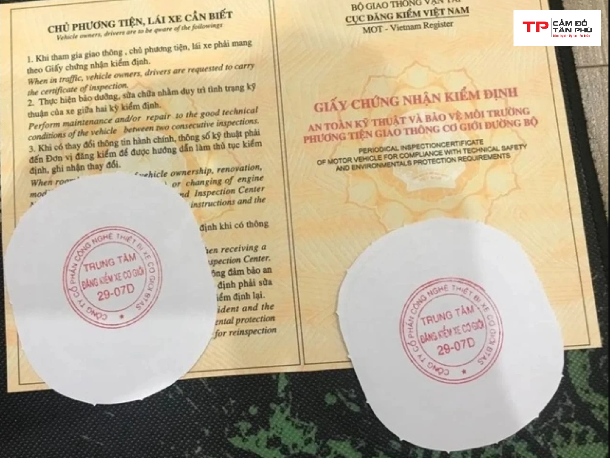 Chi tiết thủ tục kiểm định ô tô dành cho chủ xe mới