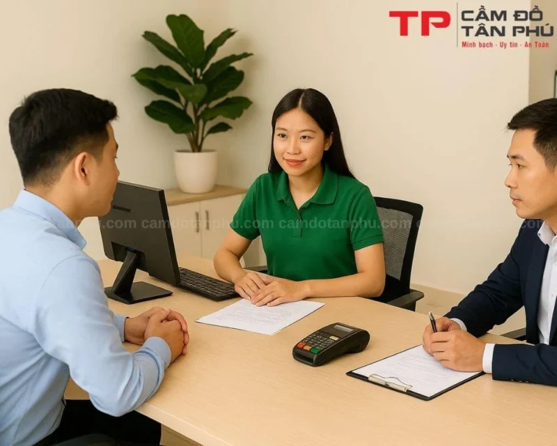 quy trình cầm đồ tại Cầm Đồ Tân Phú