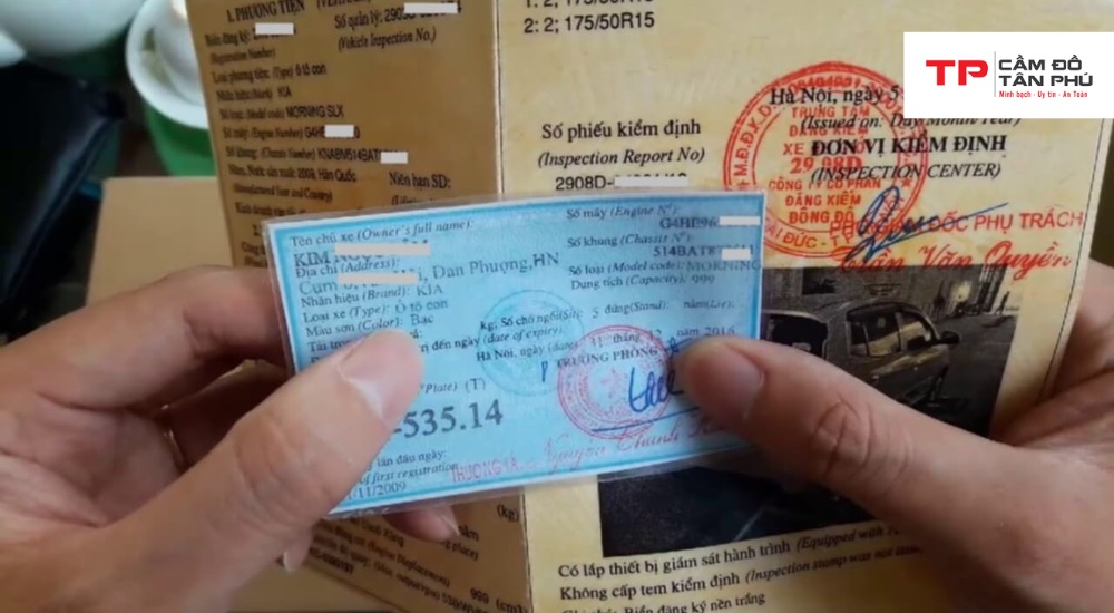 Hồ sơ cầm xe ô tô điện