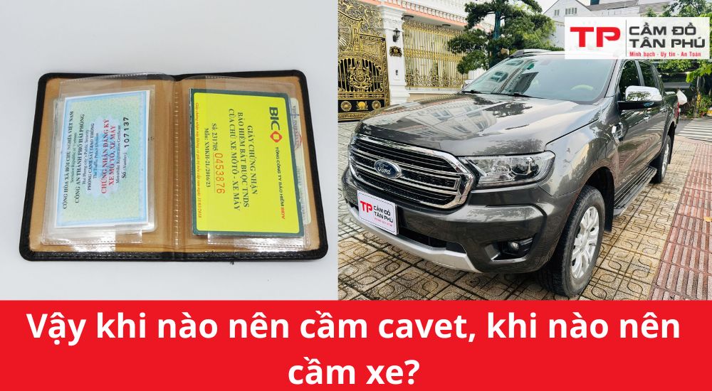 Cầm cavet khác gì cầm xe