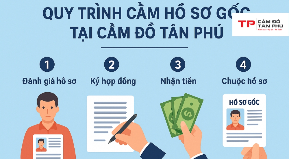 Cầm hồ sơ gốc lái xe