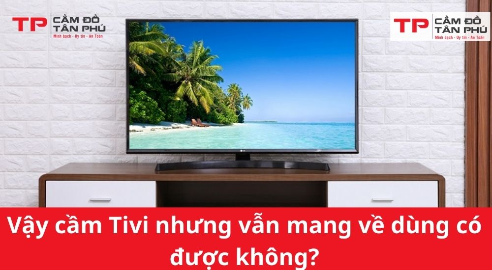 cầm Tivi mang về dùng