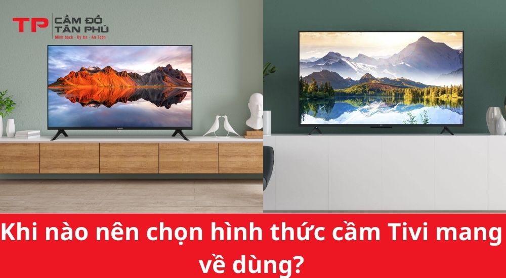 cầm Tivi mang về dùng