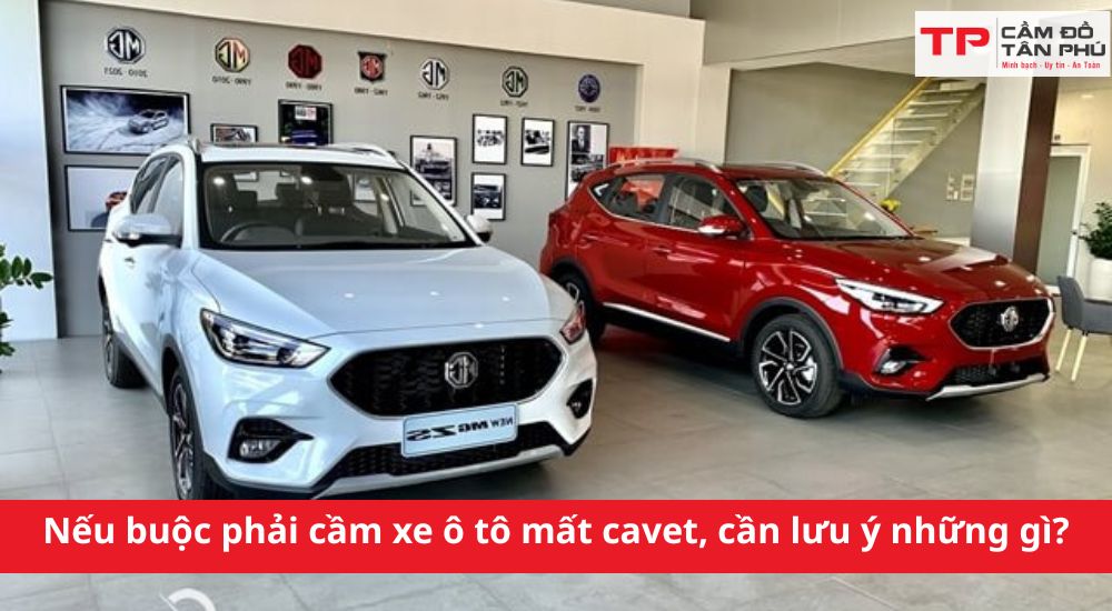 Nếu buộc phải cầm xe ô tô mất cavet, cần lưu ý những gì?
