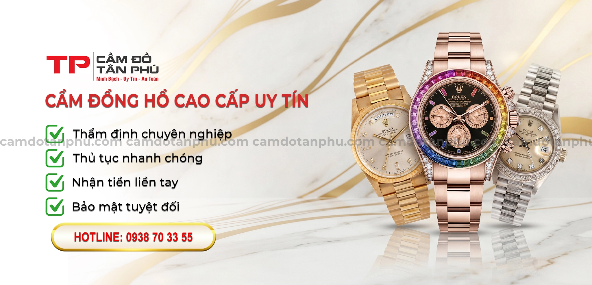 Slider cầm đồng hồ