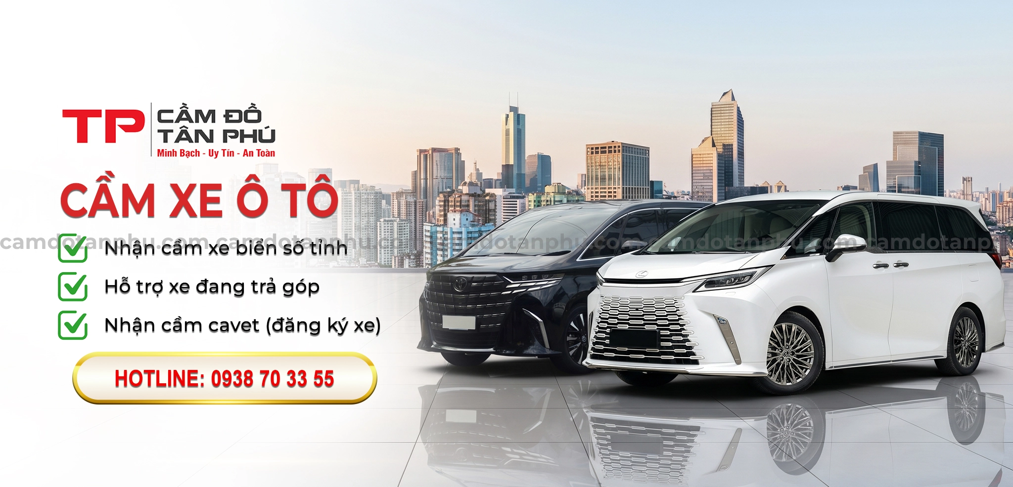 Slider cầm xe ô tô