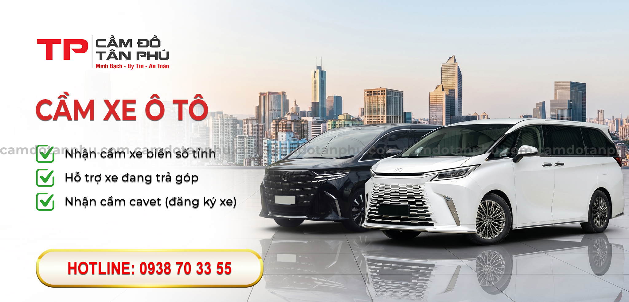 Slider cầm xe ô tô